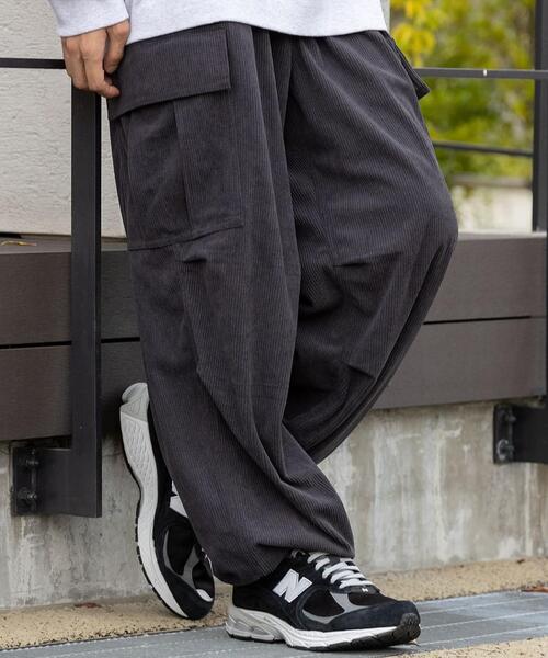 빔즈 하트 코듀로이 와이드 카고 팬츠 바지 42-23-0068-147