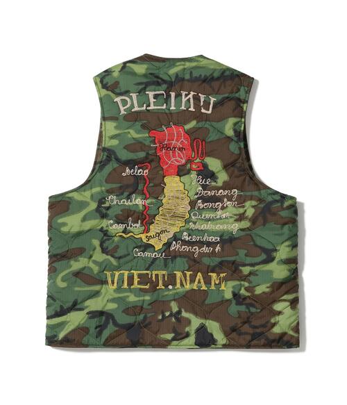 테일러토요 베트남 라이너 조끼 카모플라주 24AW TT15634