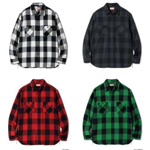 슈가케인 트윌 체크 워크 셔츠 SC29357