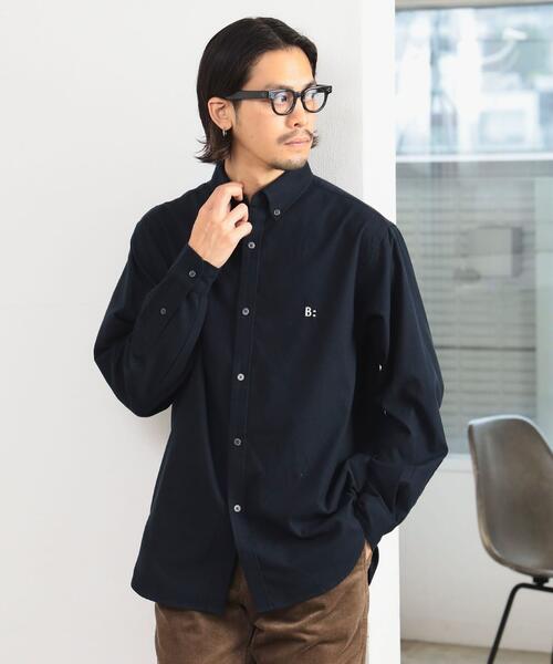 B MING by BEAMS 빔즈 원포인트 버튼 다운 셔츠 92-11-0372-277