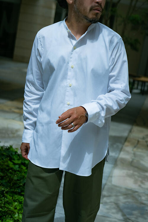 조맥코이 조이맥코이 더블 다이아몬드 밴드 칼라 셔츠 MS24103