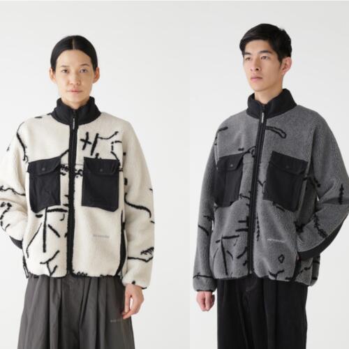 앤드원더 플리스 재킷 24AW Daijiro OHARA map key boa jacket