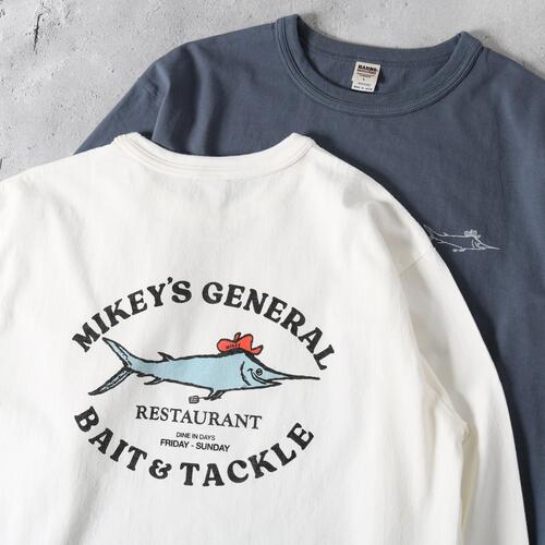 반스 아웃피터스 터프 넥 프린트 티 24AW BR-24327