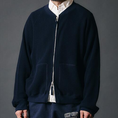 반스아웃피터스 90s 와플 집업 블루종 재킷 24AW BR-24339