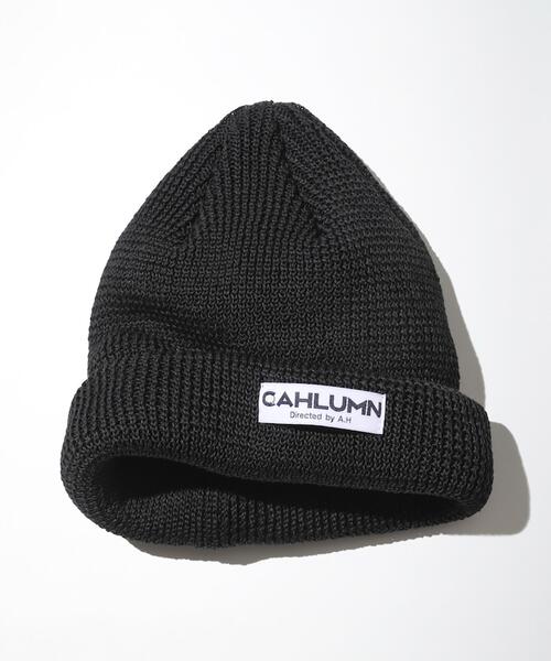 CAHLUMN 카우람 비니 Straw Yarn Roll Knit Cap 1081390900023