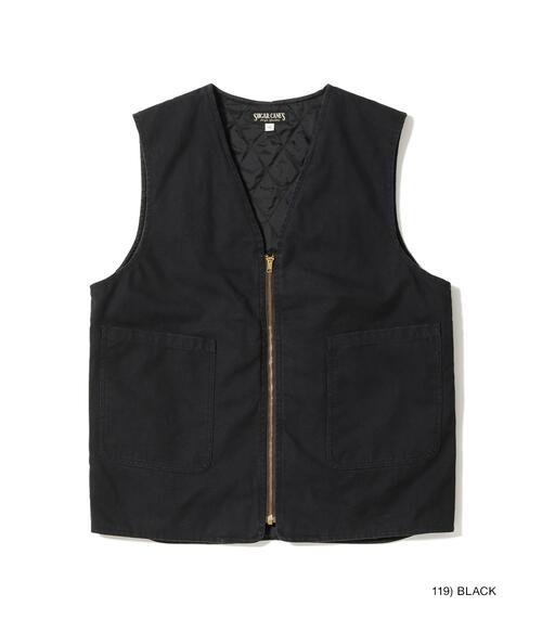 슈가케인 코튼 덕 패딩 퀼팅 워크 베스트 조끼 SC15612