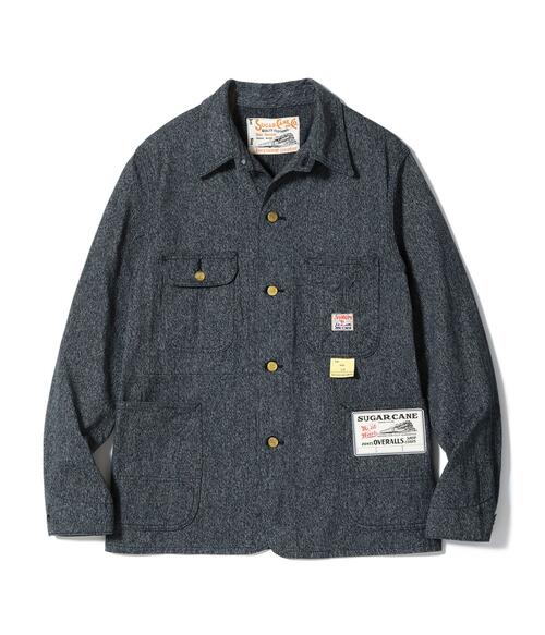 슈가케인 블랙 코버트 워크 재킷 코트 9oz SC15659