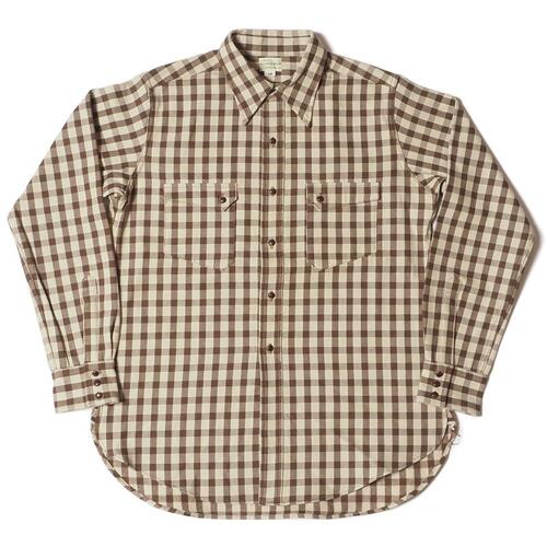 웨어하우스 3052 플란넬 웨스턴 셔츠 원워시 긴팔 체크 24AW 겨울용