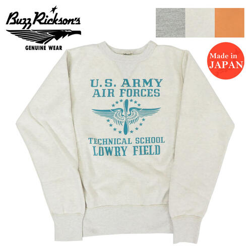 버즈릭슨 긴팔 스웨트 티 24AW BR69450 맨투맨 빈티지 밀리터리