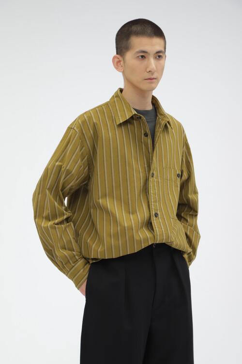 마가렛호웰 남성 셔츠 OFFSET STRIPE COTTON 24AW 5964250513