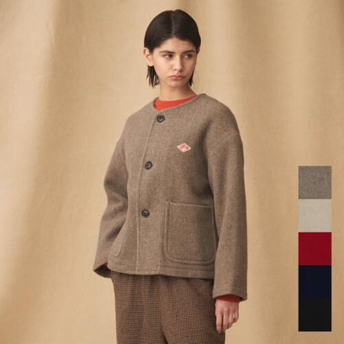 단톤 여성 울 라이트 파일 칼라리스 재킷 24AW DT-A0013 WLP