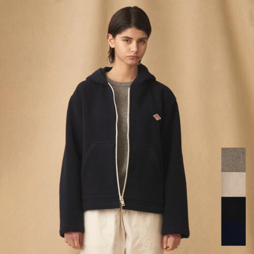 단톤 여성 울 라이트 파일 후드 재킷 24AW DT-A0537 WLP