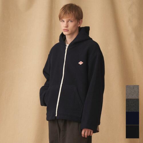 단톤 남성 울 라이트 파일 후드 재킷 24AW DT-A0538 WLP