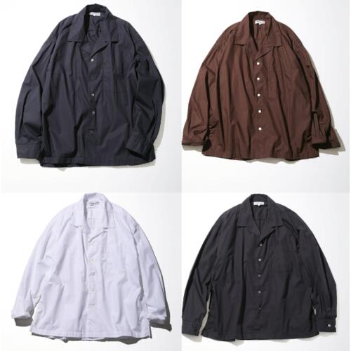 CAHLUMN 카우람 매거진 포켓 브로드클로스 오픈 칼라 셔츠 1002390900005