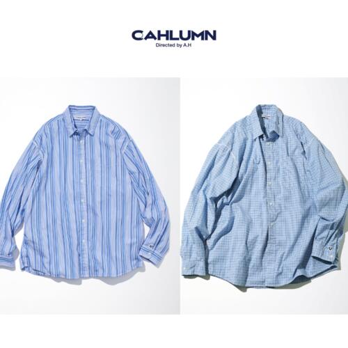 CAHLUMN 카우람 매거진 포켓 체인 스티치 셔츠 1001390900011