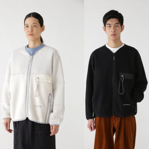 앤드원더 가디건 wool fleece cardigan 24AW