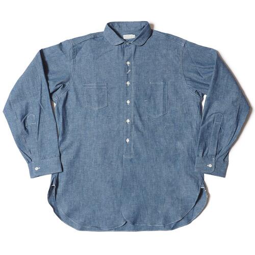 웨어하우스 샴브레이 셔츠 3047 ROUND COLLAR CHAMBRAY SHIRTS