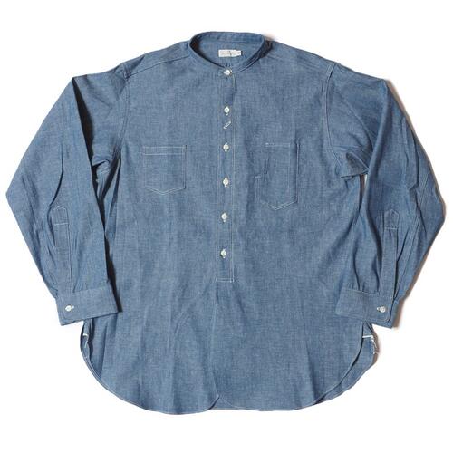 웨어하우스 샴브레이 셔츠 3046 STAND COLLAR CHAMBRAY SHIRTS