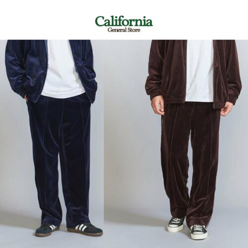 캘리포니아 제너럴 스토어 벨루어 트랙 팬츠 바지 24AW 8014-225-0042