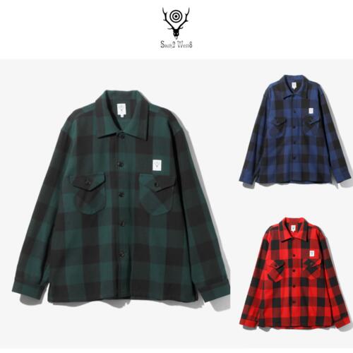 남이서팔 스모키 셔츠 Buffalo Plaid Twill PU510 24AW 일본 빈티지 패션