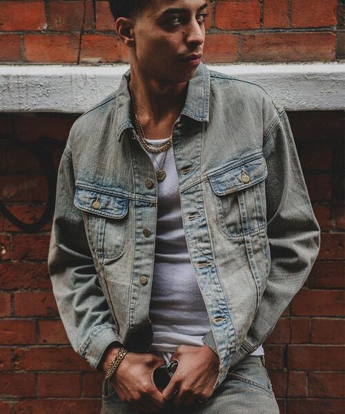 빔즈 X LEE 데님 라이더 재킷 청점퍼 11-18-2434-060 가을용 데일리