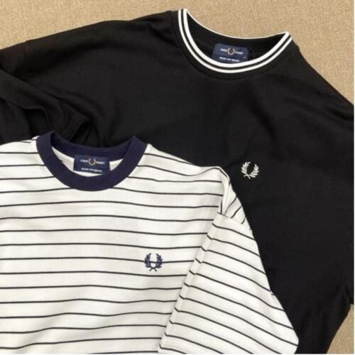 프레드페리 X 빔즈 릴렉스 스트라이프 피케 반팔 티 11-04-1403-060