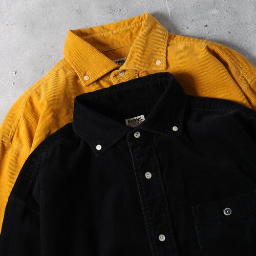 반스 아웃피터스 와이드 스프레드 칼라 버튼다운 코듀로이 셔츠 BR-24341 겨울 캐주얼