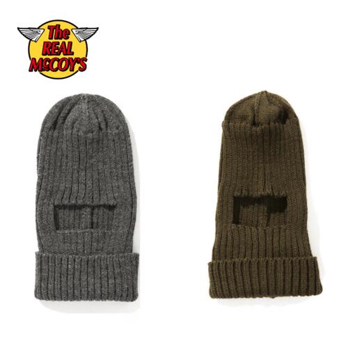 리얼맥코이 울 헬멧 니트 모자 바라클라바 MA20103