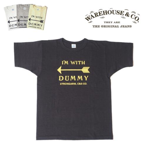 웨어하우스 반팔 티 셔츠 JG-CS06 존글루코우  I m With Dummy