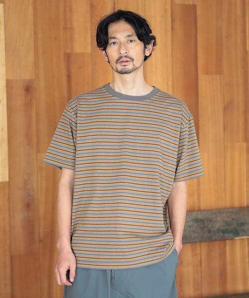 B MING by BEAMS 빔즈 반팔 티 스트라이프 92-04-0401-803