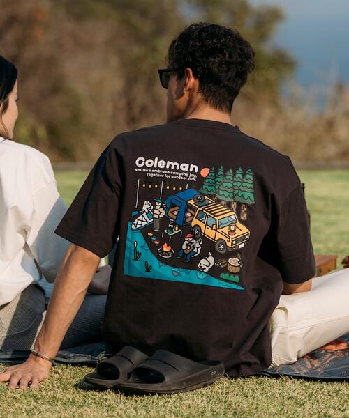 프릭스스토어 X 콜맨 matsui 반팔 티 백프린트 25SS 1026127000171