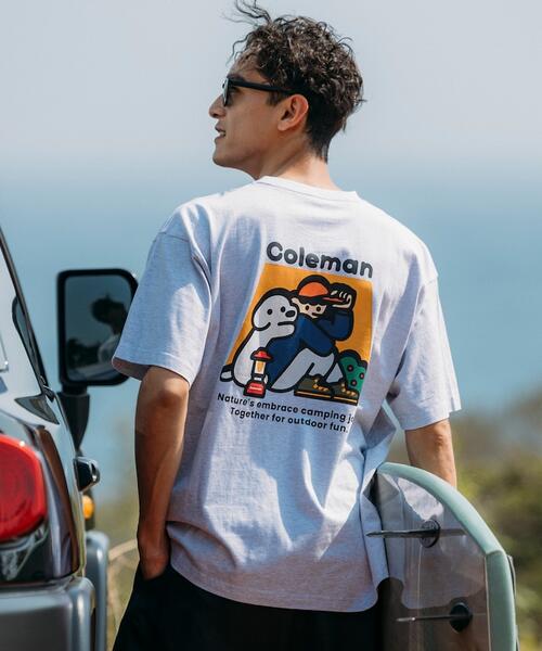 프릭스스토어 X 콜맨 matsui 반팔 티 백프린트 25SS 1026127000172 캐주얼