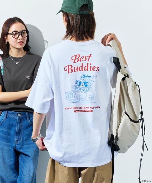 프릭스스토어 디즈니 미키마우스 빅실루엣 반팔 티 25SS 1226248902915