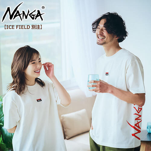 난가 X ICE FIELD 반팔 티 에코 하이브리드 S24-BEC-CS01