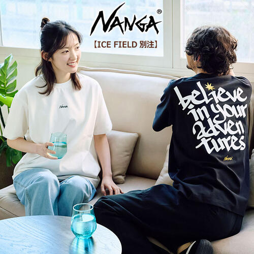 난가 X ICE FIELD 반팔 티 에코 하이브리드 S25-BEC-CS02