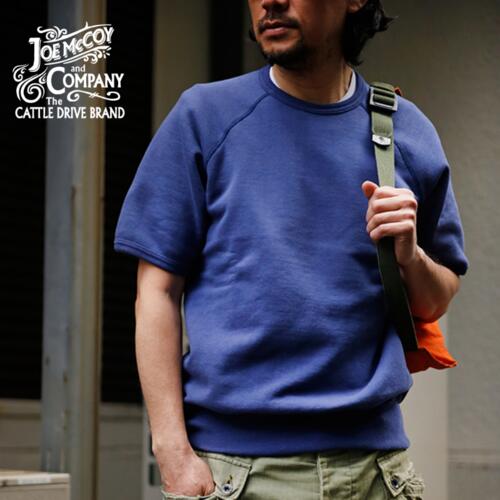 조맥코이 JOE MCCOY 9OZ 루프휠 반팔 스웨트 티 셔츠 23SS MC20005 무지