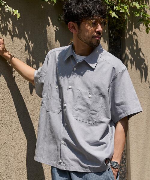 프릭스스토어 X RED KAP 옥스포드 반팔 셔츠 25SS 1005311600001