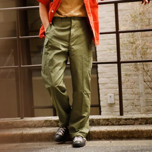 리얼맥코이 열대 밀리터리 팬츠 바지 COMBAT TROPICAL MP22004 일본 빈티지