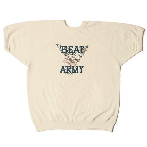 웨어하우스 4104 BEAT ARMY 반팔 스웨트 티 25SS