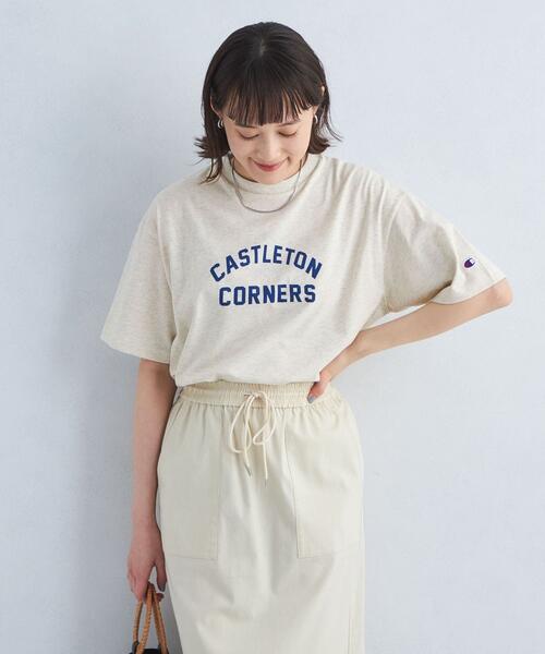 챔피온 X green label relaxing 여성 반팔 티 25SS 3617-499-3235