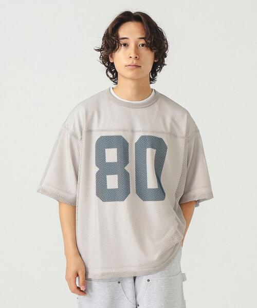 빔즈 메쉬 프린트 반팔 티 11-08-1275-147