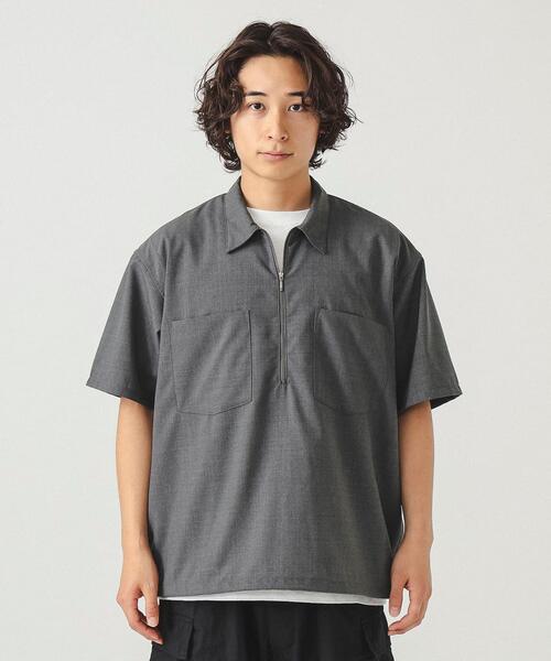 빔즈 하프 지퍼 풀오버 셔츠 반팔 11-01-1586-120