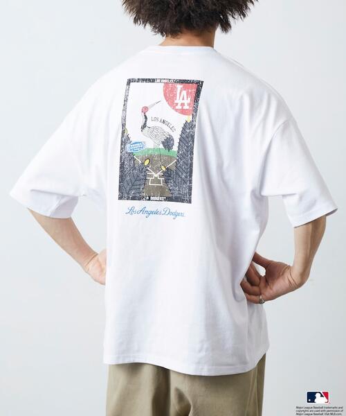 프릭스스토어 X MLB 빅실루엣 반팔 티 25SS 1226248902951