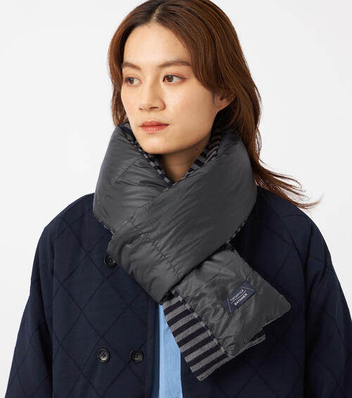 나나미카 X 바토너 패딩 다운 머플러 목도리 32G Smooth Wool S24FK070