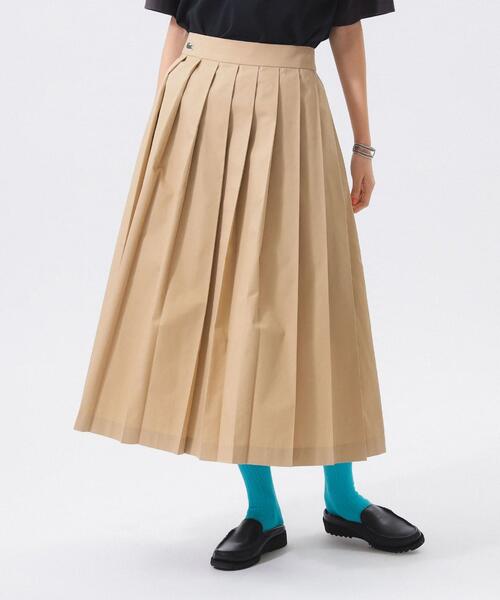 빔즈 X 라코스테 플리츠 스커트 여성 주름 치마 13-27-0116-462