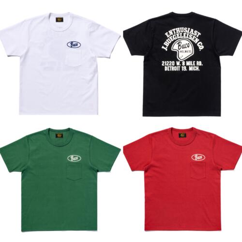 부코 반팔 티 포켓 ENTHUSIAST 빈티지 BC25005