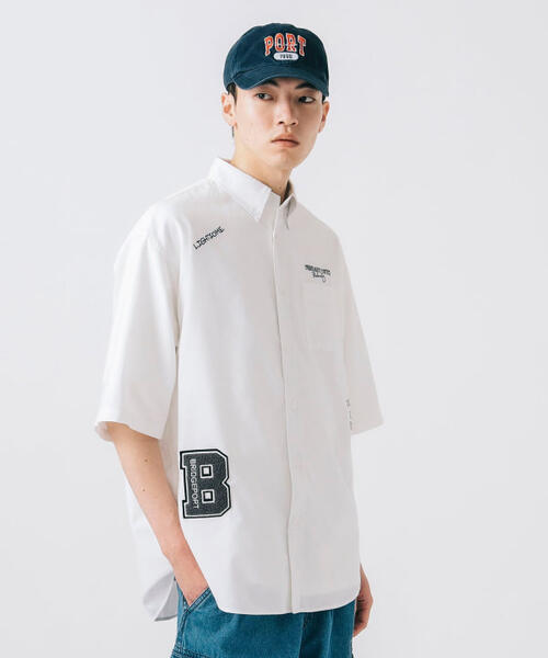 빔즈 하트 반팔 셔츠 오버핏 42-01-0075-147