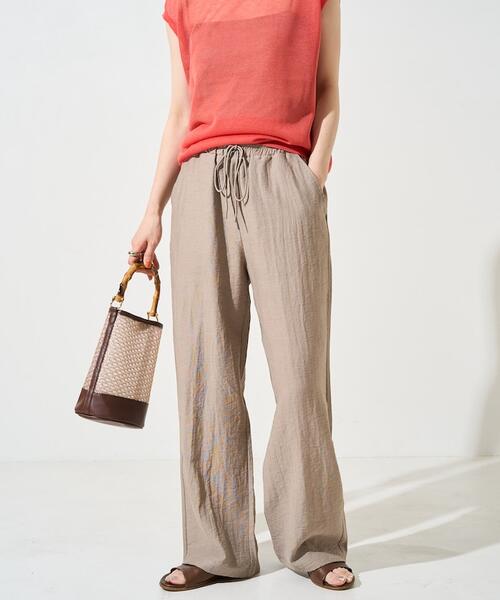 프릭스스토어 린넨 이지 스트레이트 팬츠 여성 바지 접촉냉감 25SS 1349248900113