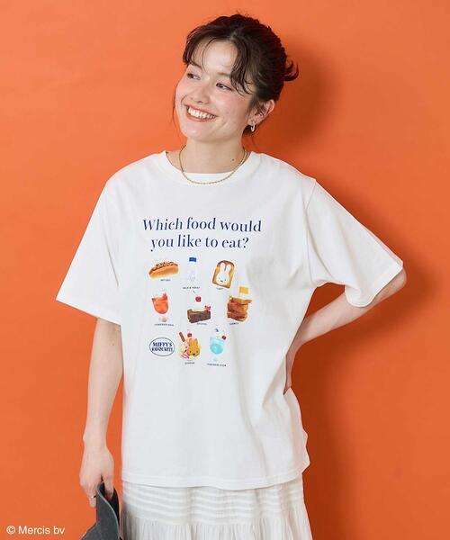 프릭스스토어 여성 후드 프린트 반팔 티 25SS 1121248901477