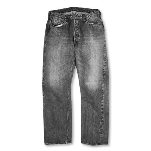 풀카운트 청바지 데님 팬츠 0105BKHW-SP Wide Black Denim Dartford Splatter